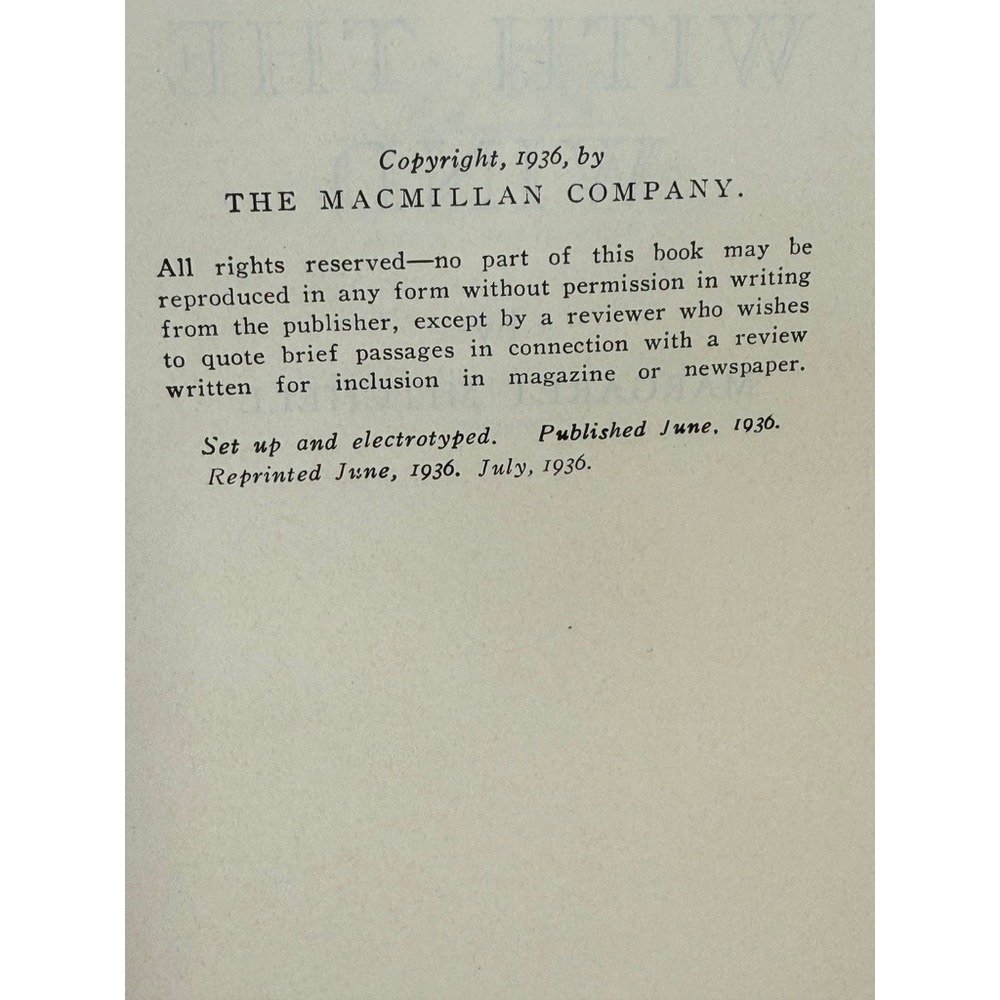 Gone With The Wind Margaret Mitchell 1936 First Edition First July Printing - Picture 9 of 9